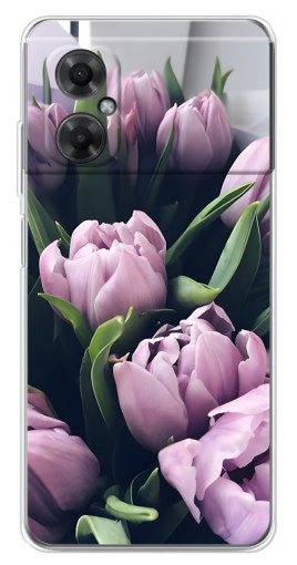 Чехол с печатью "Сиреневые тюльпаны" для Xiaomi Redmi Note 11R