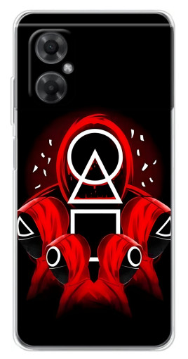 Чехол с картинкой "Солдаты с игры кальмара" для Xiaomi Redmi Note 11R