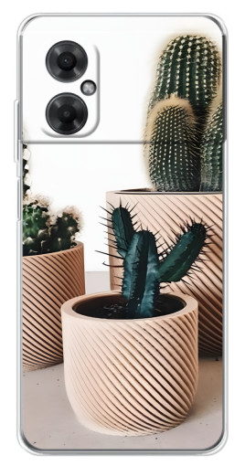 Чехол с картинкой "стильные кактусы" для Xiaomi Redmi Note 11R