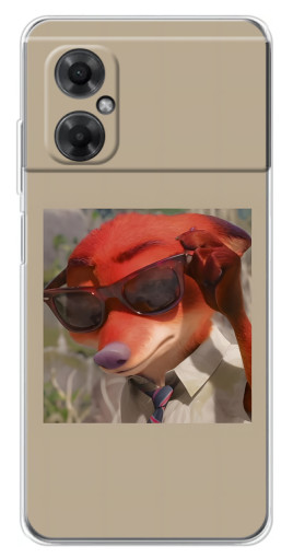 Силиконовый чехол с изображением "Стильный Ник" для Xiaomi Redmi Note 11R