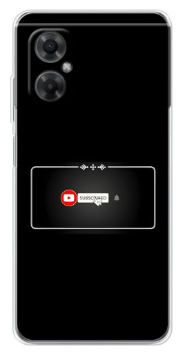 Чехол с печатью "subscribed" для Xiaomi Redmi Note 11R