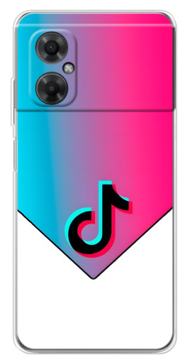 Чехол с картинкой "Tiktok Logo" для Xiaomi Redmi Note 11R