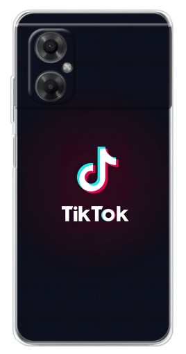 Чехол с картинкой "TikTok темный" для Xiaomi Redmi Note 11R