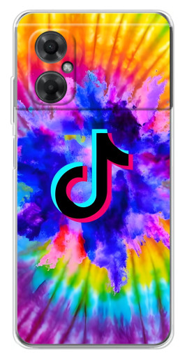 Чехол с принтом "TikTok в красках" для Xiaomi Redmi Note 11R