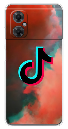 Чехол с картинкой "ТикТок в тучах" для Xiaomi Redmi Note 11R