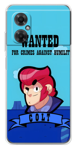 Силиконовый чехол с изображением "WANTED COLT" для Xiaomi Redmi Note 11R