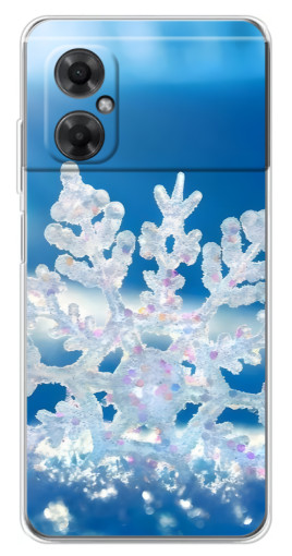 Чехол с картинкой "Яркая снежинка" для Xiaomi Redmi Note 11R