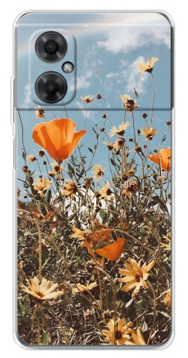 Чехол с печатью "Желтые цветы" для Xiaomi Redmi Note 11R