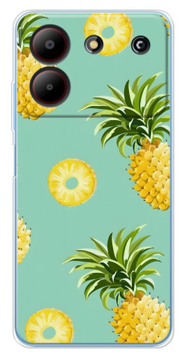 Чехол с принтом "Ананасик" для ZTE Blade A54