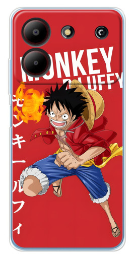 Чехол с принтом "Атакующий D Luffy" для ZTE Blade A54