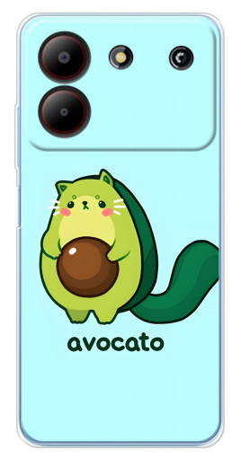 Чехол с картинкой "Avocato" для ZTE Blade A54