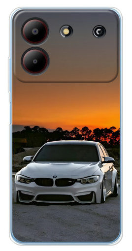 Чехол с печатью "BMW белая" для ZTE Blade A54