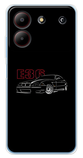 Чехол с картинкой "BMW E36" для ZTE Blade A54
