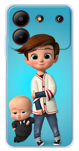 Чехол с принтом "Boss and Boy" для ZTE Blade A54
