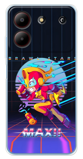 Чехол с печатью "Brawl MAX" для ZTE Blade A54