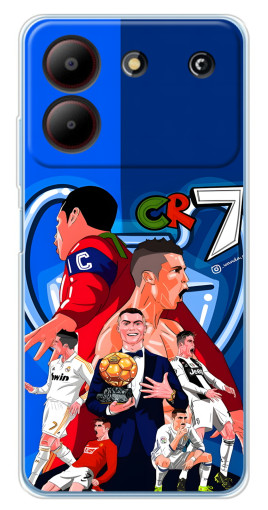 Чехол с печатью "CR7" для ZTE Blade A54