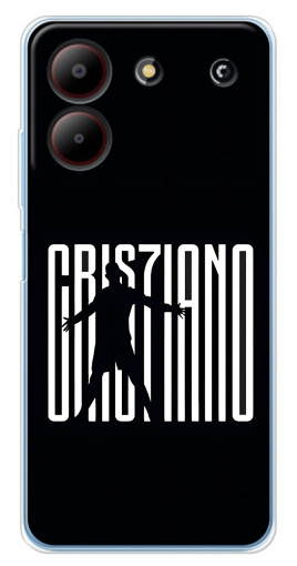 Силиконовый чехол с изображением "Cristiano" для ZTE Blade A54