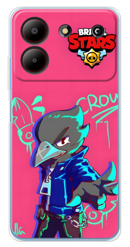 Чехол с печатью "Crow Asassin" для ZTE Blade A54