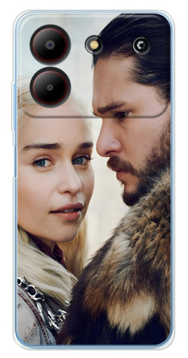 Чехол с печатью "Дейнерис и Сноу" для ZTE Blade A54