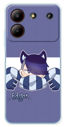 Силиконовый чехол с изображением "Edgar Brawl Stars" для ZTE Blade A54