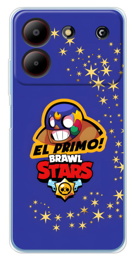 Силиконовый чехол с изображением "El Primo в маске" для ZTE Blade A54