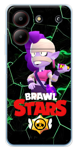 Чехол с печатью "Emz Brawl Stars" для ZTE Blade A54