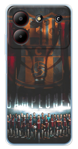 Чехол с принтом "FCB Campeones" для ZTE Blade A54