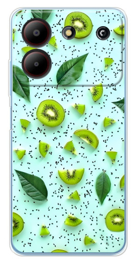 Чехол с печатью "Фон киви" для ZTE Blade A54
