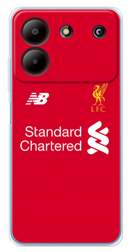 Силиконовый чехол с изображением "Форма Liverpool" для ZTE Blade A54