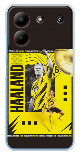 Чехол с принтом "Golden Haaland" для ZTE Blade A54