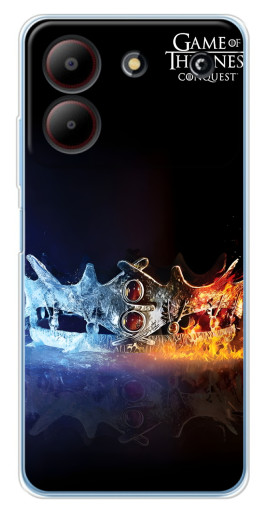 Чехол с печатью "Корона" для ZTE Blade A54