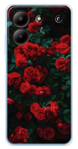 Чехол с печатью "Красные розы" для ZTE Blade A54