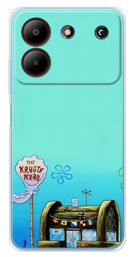 Чехол с принтом "Krusty Krab" для ZTE Blade A54