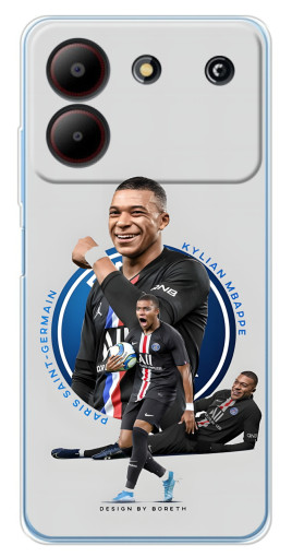 Чехол с печатью "Kylian Mbappe" для ZTE Blade A54