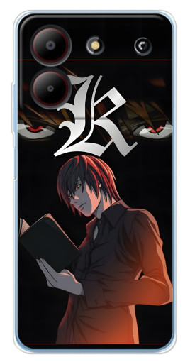 Чехол с принтом "Лайт Ягами Death Note" для ZTE Blade A54