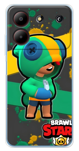 Чехол с картинкой "Leon Brawl Stars" для ZTE Blade A54