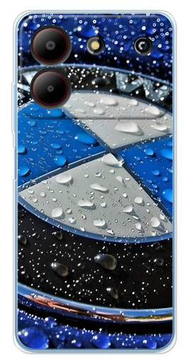 Силиконовый чехол с изображением "Лого BMW" для ZTE Blade A54