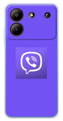 Чехол с печатью "Лого Viber" для ZTE Blade A54