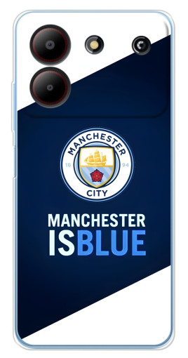 Чехол с картинкой "Manchester is Blue" для ZTE Blade A54