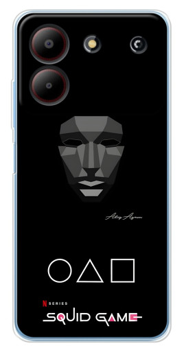 Чехол с принтом "Маска фронтмена" для ZTE Blade A54