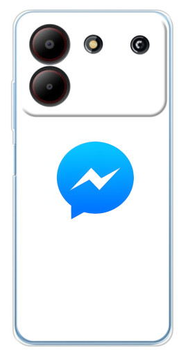 Чехол с печатью "messenger logo" для ZTE Blade A54