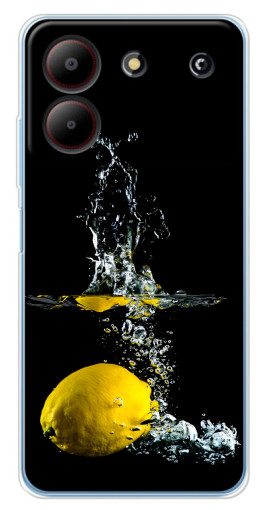 Чехол с картинкой "Мокрый Лимон" для ZTE Blade A54