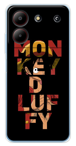 Чехол с печатью "Monky d Luffy" для ZTE Blade A54