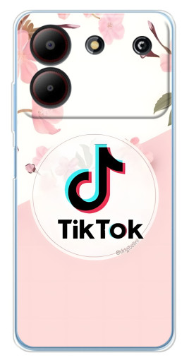 Чехол с принтом "Нежный принт" для ZTE Blade A54