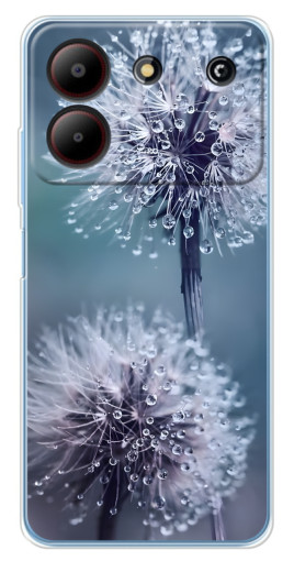 Чехол с печатью "Одуванчик с капельками" для ZTE Blade A54