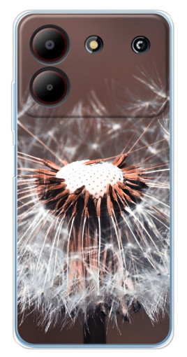 Чехол с печатью "Одуванчик вблизи" для ZTE Blade A54