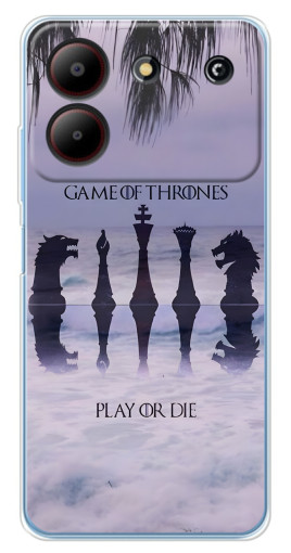 Чехол с принтом "Play or Die" для ZTE Blade A54