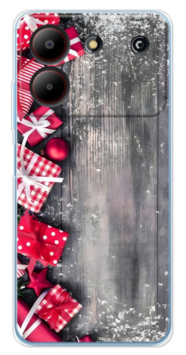 Чехол с картинкой "Подарочный фон" для ZTE Blade A54