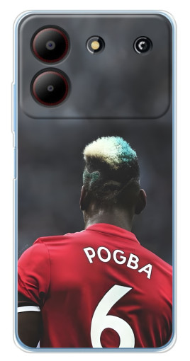Силиконовый чехол с изображением "Pogba 6" для ZTE Blade A54