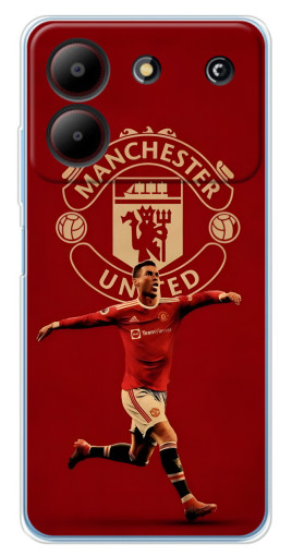 Чехол с печатью "Ronaldo в МЮ" для ZTE Blade A54